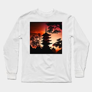 Japanese temple Long Sleeve T-Shirt